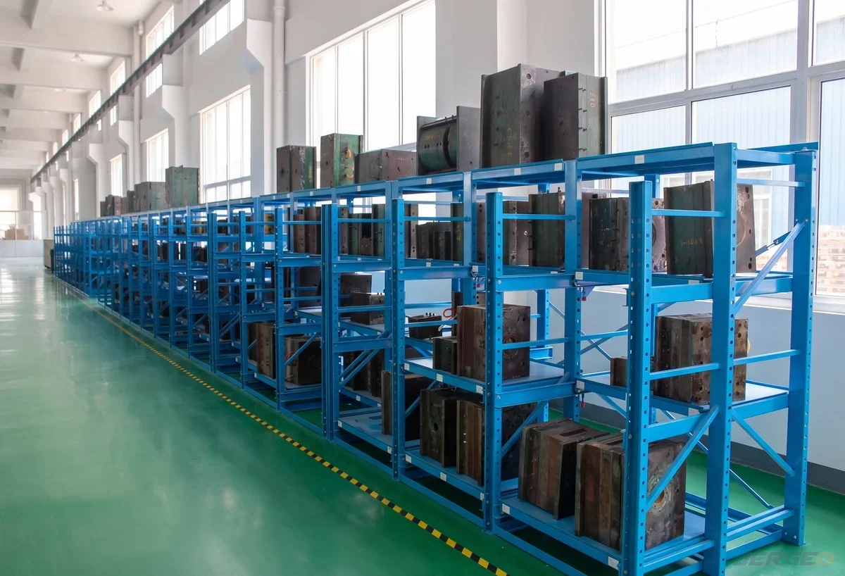 Mold storage room at Jergeo factory