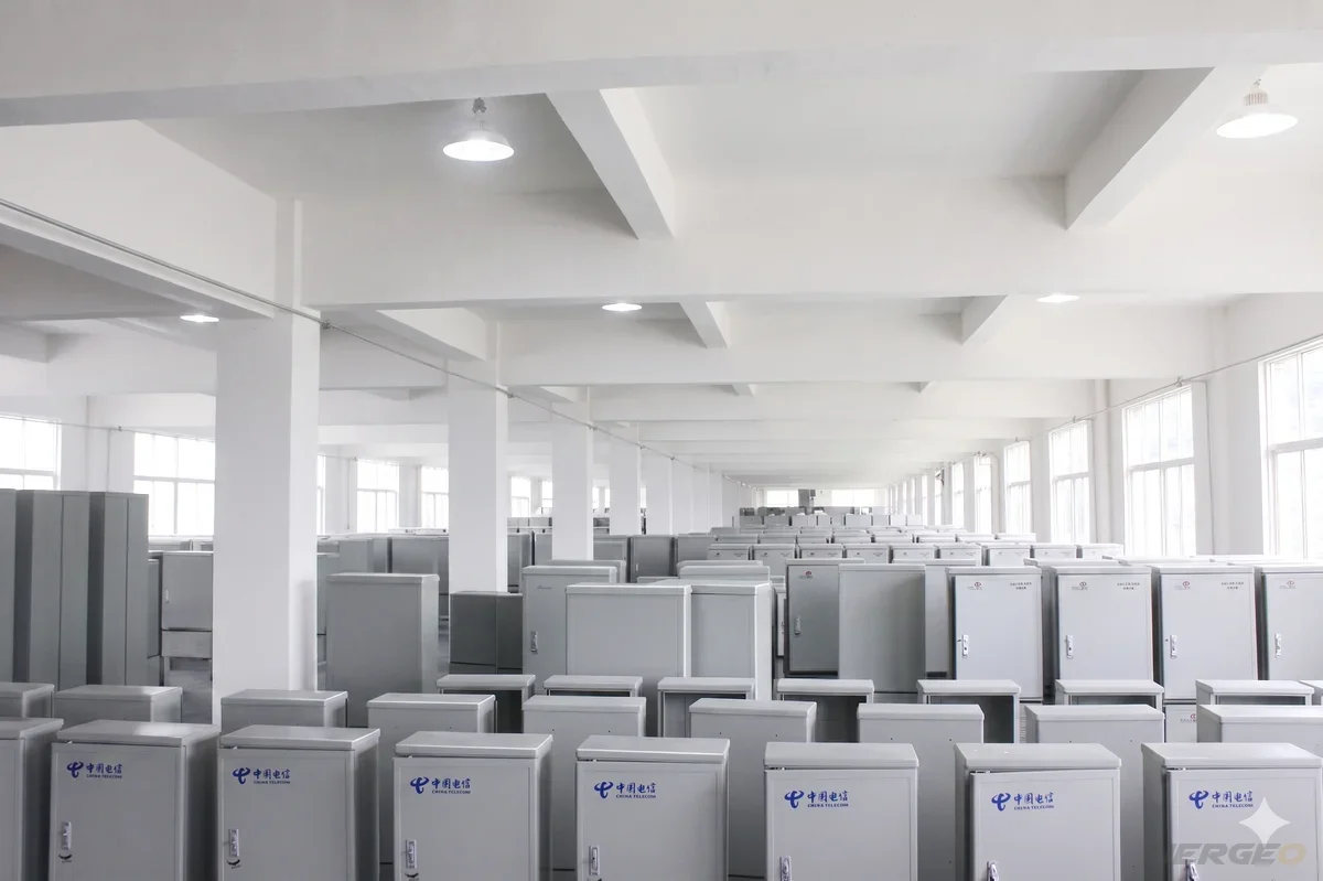 Finished goods warehouse at Jergeo factory